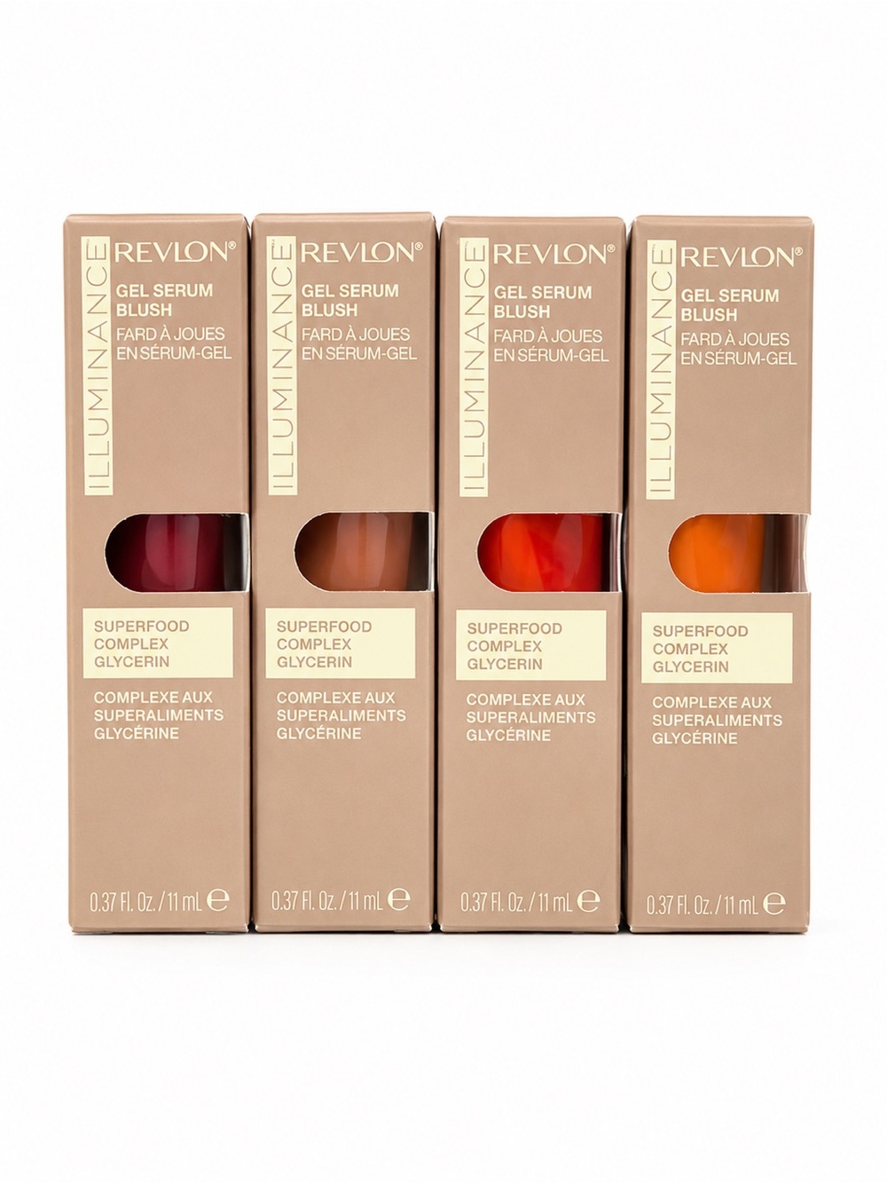 Revlon Illuminance Gel Serum Blush - Set of 4 Colors